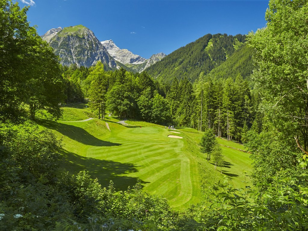 Golfplatz mit Weitblick im Brandnertal